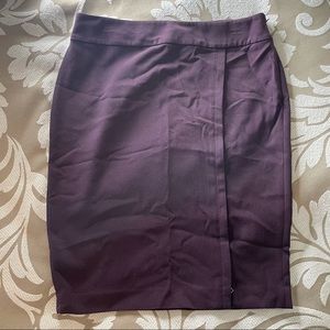 Ann Taylor Purple Pencil Skirt size 10